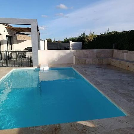Charmant Studio Avec Piscine Villemoustaussou Buitenkant foto